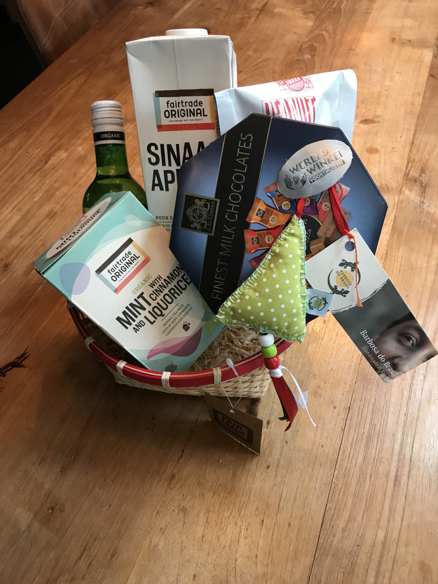 Wereldwinkel Voorthuizen Kerstpakket van de Wereldwinkel